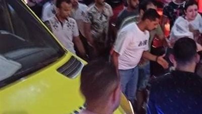 دراجة بخارية بدون لوحة معدنية تدهس طبيبة في بورسعيد (صور)