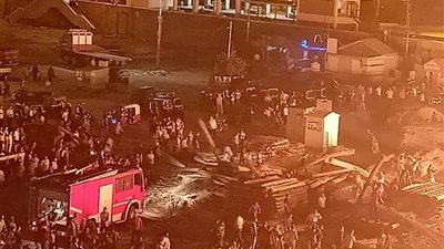 اندلاع حريق بمستشفى أجا في الدقهلية