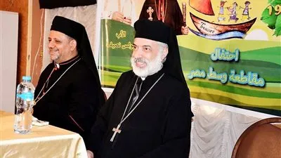 مطران المنيا يحتفل باليوبيل الذهبي لجماعات 