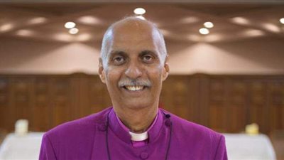 رئيس الكنيسة الأسقفية يترأس القداس الإلهي بالمعادي 