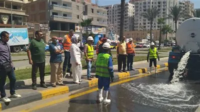 استعدادًا للشتاء.. تنفيذ أول محاكاة لأمطار في أنفاق المنتزه بالإسكندرية
