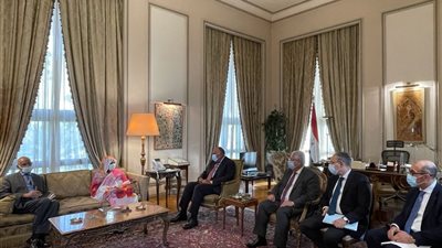 شكري يستقبل نظيرته السودانية.. ويبحث مع مفوض الأونروا دعم لاجئين فلسطين