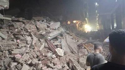 بعد وفاة 3 محامين.. عمر هريدي يزور موقع انهيار عقار شبرا الخيمة