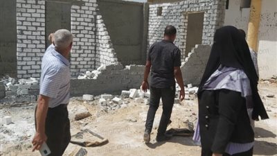 إزالة 6 حالات بناء مخالف وردم أساسات بمركز أبشواي