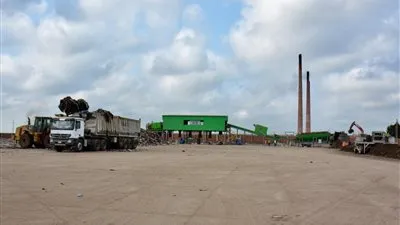 تفاصيل سير العمل بمصنع تدوير المخلفات بقلابشو في الدقهلية.. صور  