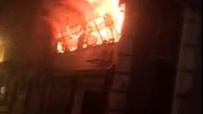 إخماد حريق اندلع في عقار بالعمرانية