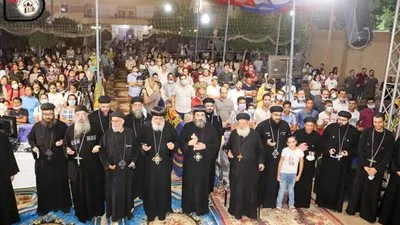 ختام المؤتمر السنوي للمركز القبطي لخدمة الشباب بإيبارشية أبو قرقاص