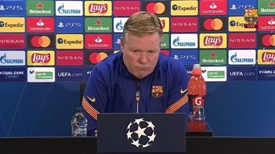 كومان يكشف مصيره مع برشلونة وحقيقة خلافه مع لابورتا