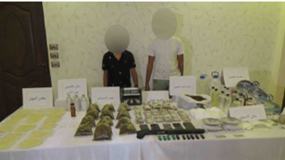 ضبط كميات كبيرة من مخدر 