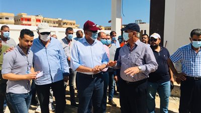 تفاصيل جولة محافظ الدقهلية ورئيس شركة المياه بمحطة صرف ١٥ مايو بجمصة 