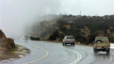 أمطار على منطقة الباحة