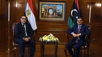 بث مباشرا لـ مؤتمر صحفي بين مصطفى مدبولي ورئيس حكومة الوحدة الوطنية الليبية