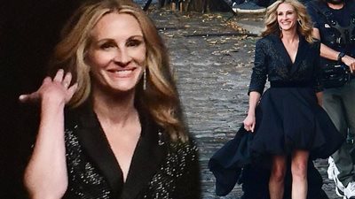 جوليا روبيرتس تجري جلسة تصوير جديدة بباريس