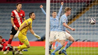 التشكيل الرسمي لمباراة مانشستر سيتي ضد ساوثهامبتون في الدوري الانجليزي