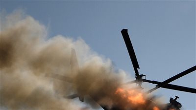  تحطم مروحية ليبية جنوب بنغازي  