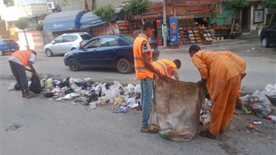 تفعيل منظومة جمع القمامة من المنازل بغرب المنصورة (صور) 