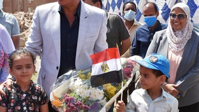 محافظ أسوان يفتتح التجمع الأول بحي اللوتس بإجمالى 864 وحدة سكنية 