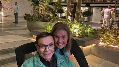 علامات الشيخوخة تظهر على  سمير صبري في أحدث ظهور له بعد شائعة وفاته 