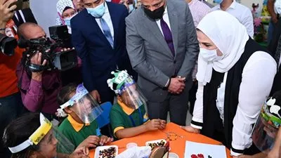 وزيرة التضامن: نتعامل في مدارس التعليم المجتمعي مع الأسرة وليس الطفل فقط (صور)