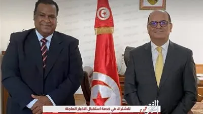جمال ياقوت يلتقي سفير تونس بالقاهرة لمناقشة مشاركة بلاده في التجريبي والعلاقات في مجال المسرح