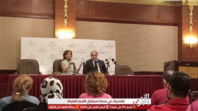 بدء ندوة الفنان خالد الصاوي بعرض فيلم وثائقي عن حياته واهم اعماله (صور)