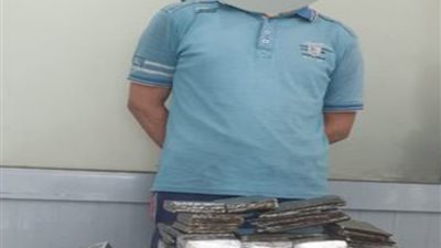 ضبط 400 طربة حشيش بحوزة أحد الأشخاص بالإسماعيلية 