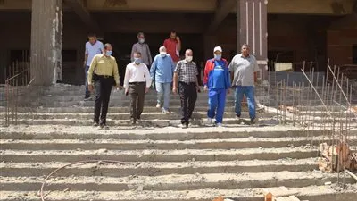 القائم بعمل رئيس جامعة سوهاج يتفقد المنشآت الجديدة ويتابع التنفيذ