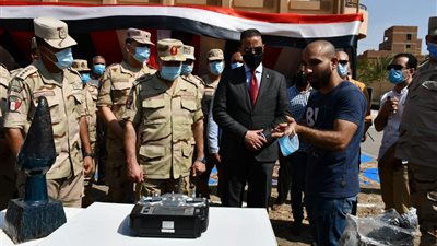 محافظ الفيوم وقائد قوات الدفاع الشعبي يشهدان بدء فعاليات 