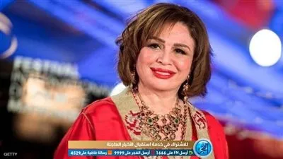 إلهام شاهين تحضر ندوة سلوى خطاب بصحبة زوجها السابق عادل حسني