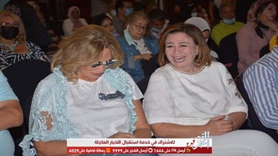 إلهام شاهين وإيناس الدغيدي في ندوة تكريم المخرج عمر عبدالعزيز 