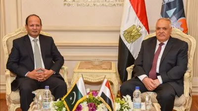 مباحثات بين العربية للتصنيع وسفير دولة باكستان بالقاهرة