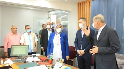 محافظ كفر الشيخ يتفقد تطوير الإدارة العامة للتخطيط والتنمية العمرانية 