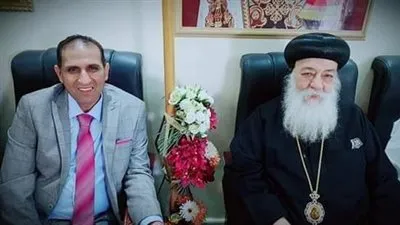 رئيس جامعة أسوان السابق ينعي الأنبا هدرا مطران الكنيسة القبطية الأرثوذكسية
