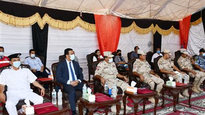 نائب محافظ الفيوم ورئيس لجنة عمليات القوات المسلحة يشهدان 