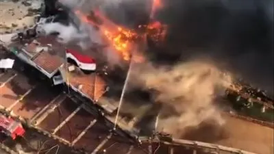 عاجل.. الصور الأولى لحريق جليم في الإسكندرية