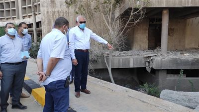محافظ الجيزة يتفقد أعمال رصف طريقي المريوطية واللبيني