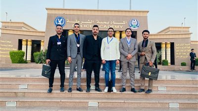 طلاب جامعة المنيا يشاركون في ورشة عمل بأكاديمية الشرطة