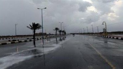 أمطار متفرقة على منطقة جازان