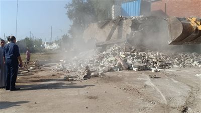 إزالة 544 حالة تعد خلال تنفيذ الموجة الـ 18 بكفر الشيخ 
