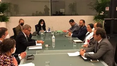  وزيرة البيئة تبحث مع الوزير البريطاني رئيس مؤتمر المناخ cop26 عدد من ملفات تغير المناخ