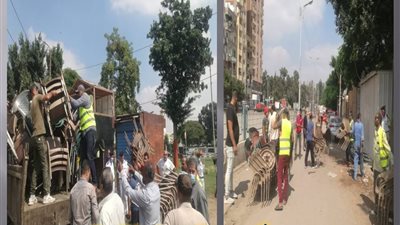 حملات ميدانية لإزالة الإشغالات وإعادة الشكل الحضاري بشوارع الإسماعيلية