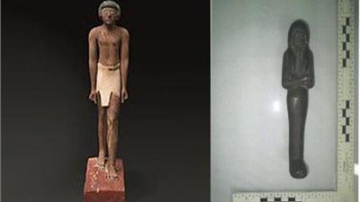 لجنة استرداد الآُثار تكشف تفاصيل عودة تمثالين أثريين من بلجيكا (فيديو)