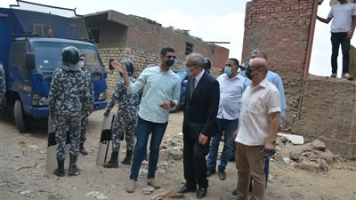  إزالة 172 حالة تعدٍ على أملاك الدولة بالقليوبية