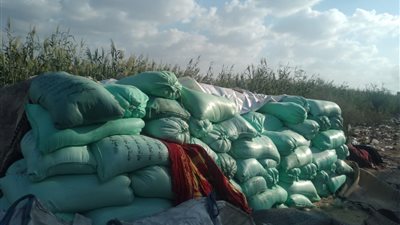 ضبط 80 طن ملح مجهول المصدر في العجمي بالإسكندرية (صور)