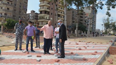 محافظ القليوبية يتفقد أعمال إنشاء النصب التذكاري