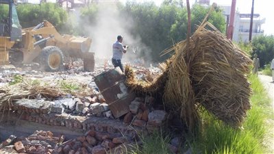 الموجة 18..  تنفيذ 17 قرار إزالة غرب الأقصر