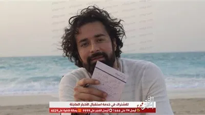 أحمد حاتم يروج لفيلمه الجديد 