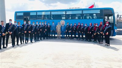 طلاب جامعة سوهاج يزورون القاعدة البحرية بمدينة الإسكندرية (صور)