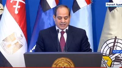 السيسي: بكرة تشوفوا عطاء ربنا لمصر.. وهتبقوا مستعجبين إزاي وليه (فيديو)