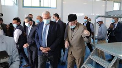 وزير الزراعة ومحافظ الغربية يتفقدان مجزر 